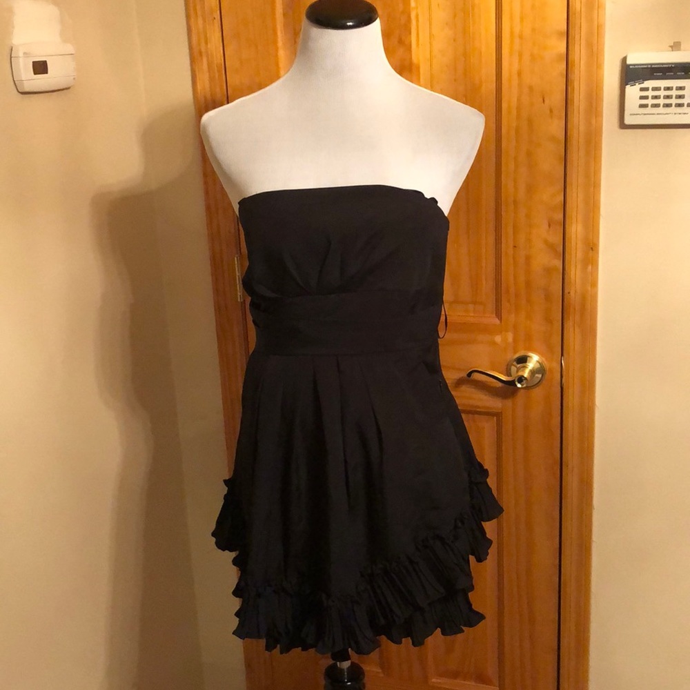 Bcbgeneration black strapless dress